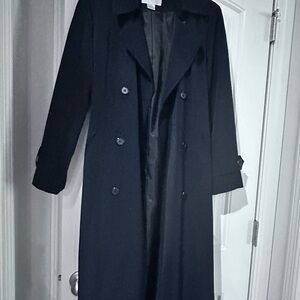 Jacqueline Ferrar Navy Trench Coat
